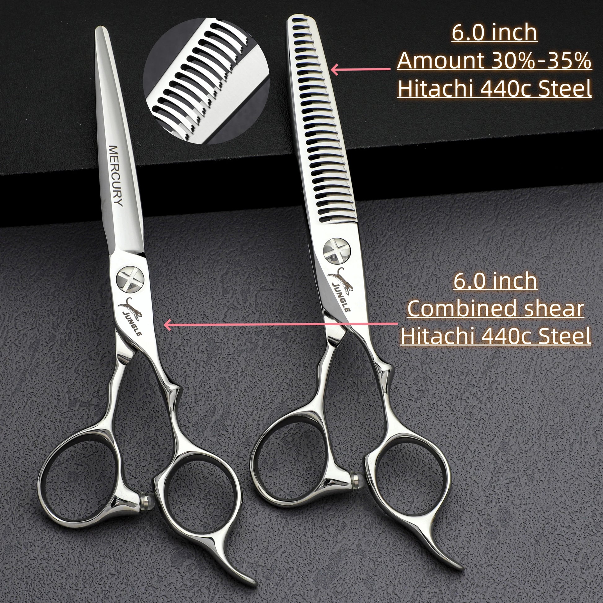 440C Hairdressing Scissors Set