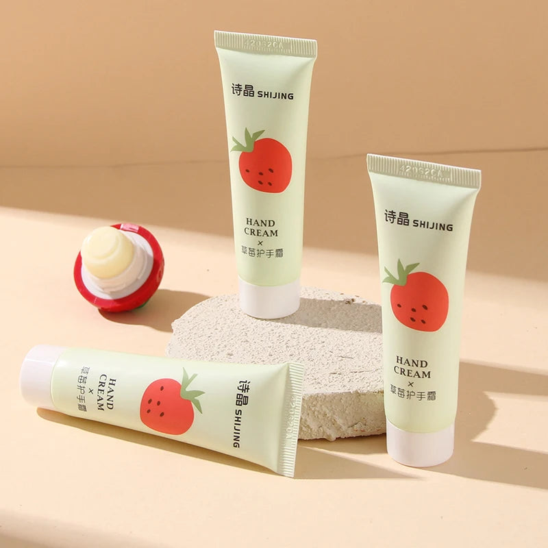 Peach Strawberry Nut Lip Balm