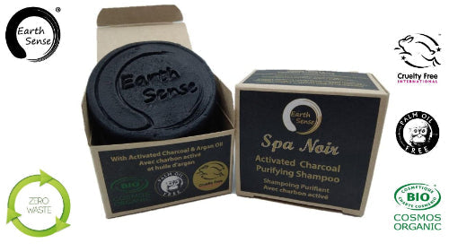 Charcoal Spa Solid Shampoo - 60g.