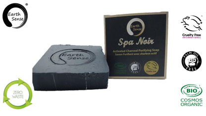 Charcoal Spa Solid Soap - 90g.