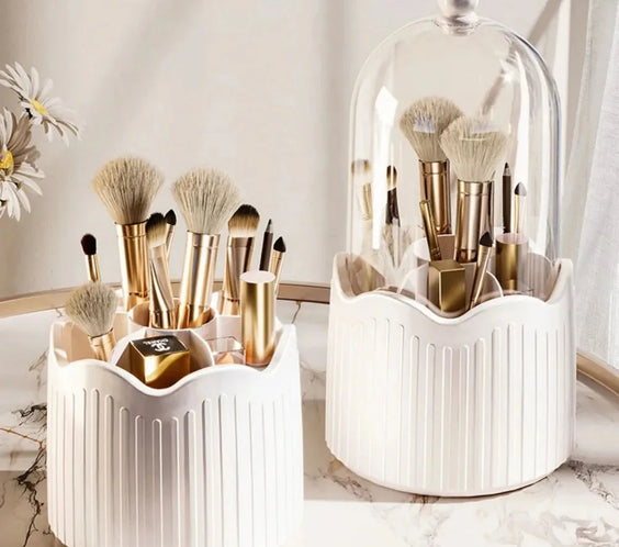 360° Rotating Makeup Organizer – Cosmetic Storage Stand.