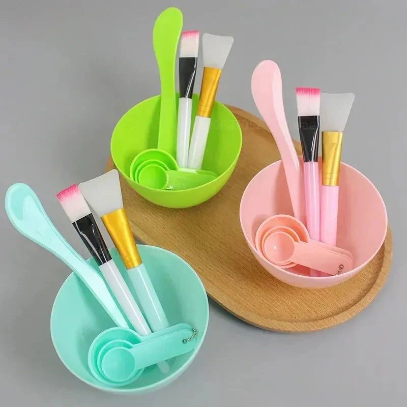 Best Face Mask Mixing Set	Bowl, Spatula & Brush for Perfect Masks.
