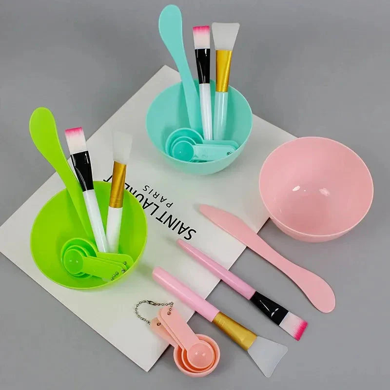 Best Face Mask Mixing Set	Bowl, Spatula & Brush for Perfect Masks.
