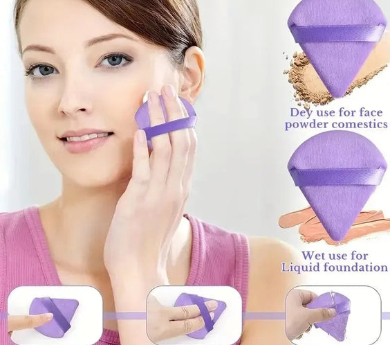 Luxury Purple Beauty Blender Collection	Multi-Shape Set for Perfect Contouring.