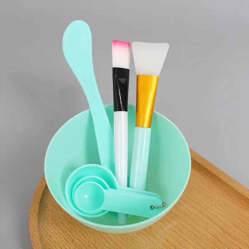 Best Face Mask Mixing Set	Bowl, Spatula & Brush for Perfect Masks.