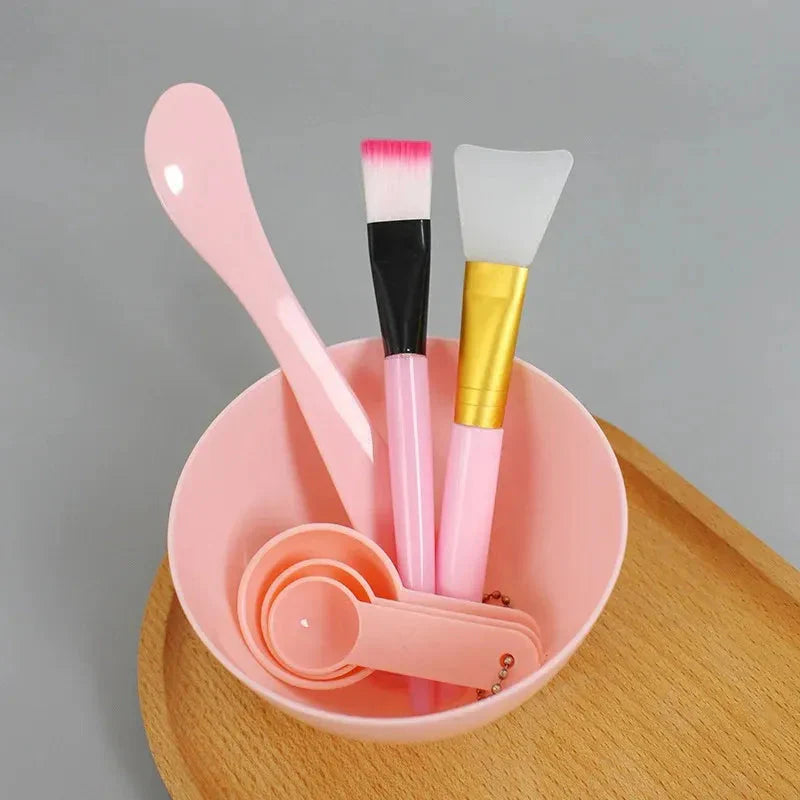 Best Face Mask Mixing Set	Bowl, Spatula & Brush for Perfect Masks.