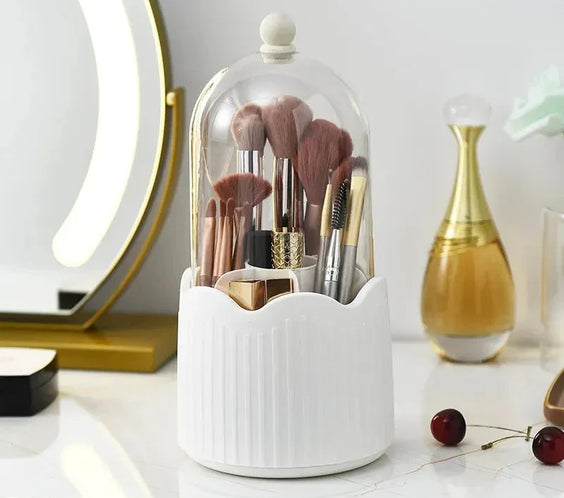 360° Rotating Makeup Organizer – Cosmetic Storage Stand.