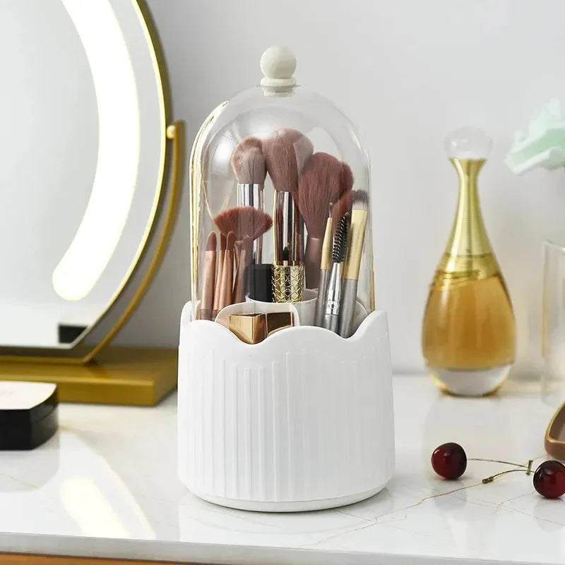 360° Rotating Makeup Organizer – Cosmetic Storage Stand.