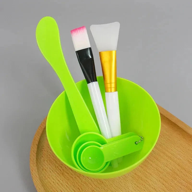 Best Face Mask Mixing Set	Bowl, Spatula & Brush for Perfect Masks.
