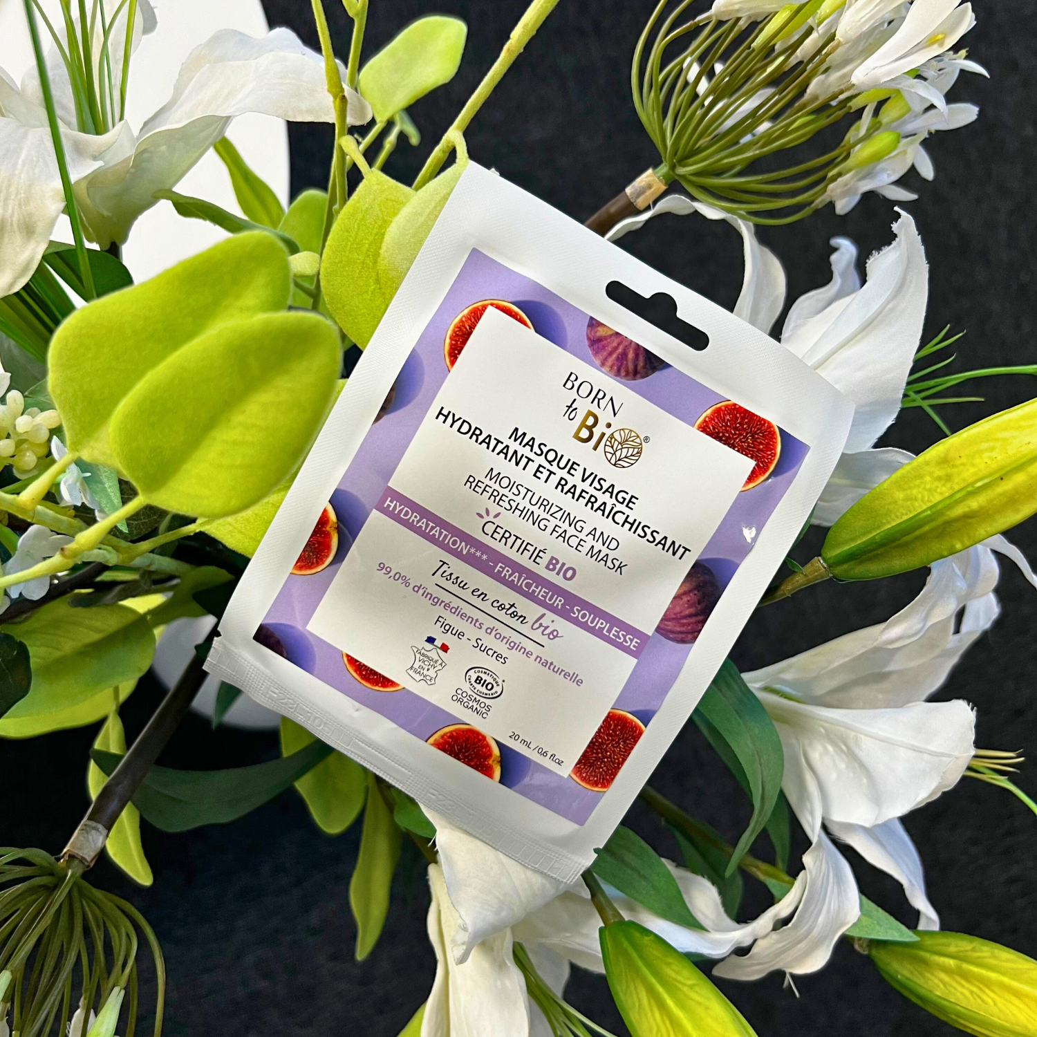 Bio Cotton Refresh Mask - Certifié Bio.