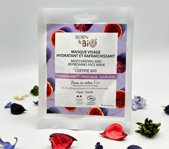 Bio Cotton Refresh Mask - Certifié Bio.