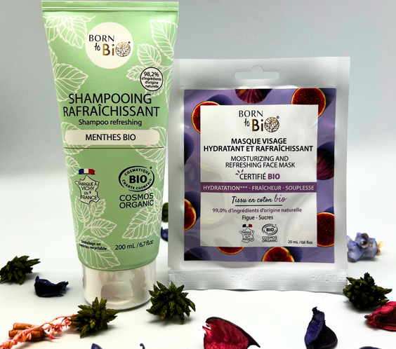 Bio Cotton Refresh Mask - Certifié Bio.