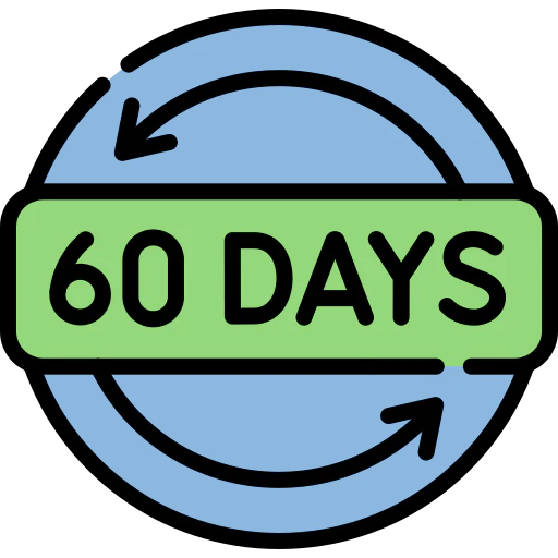 60 days guarantee